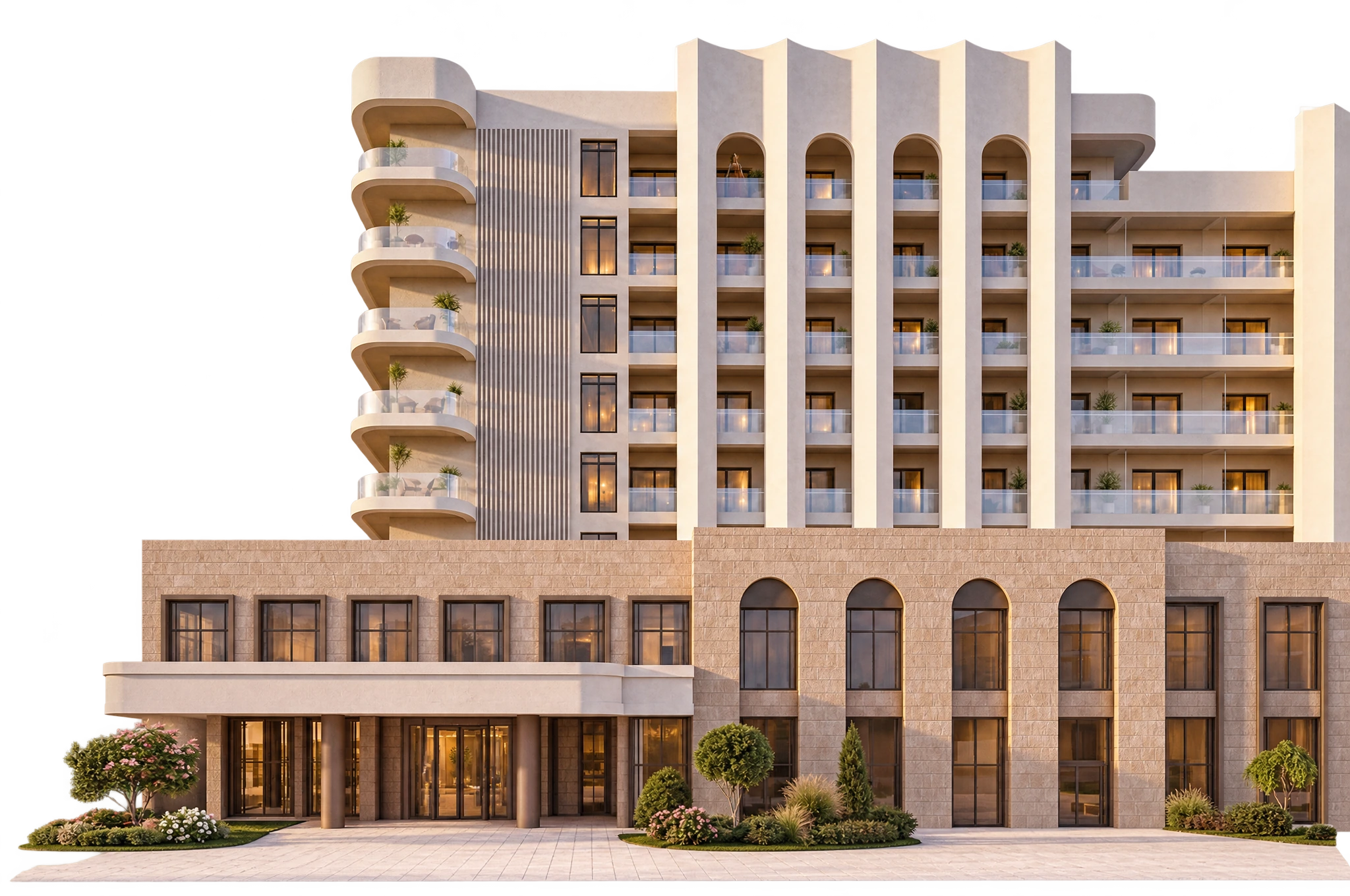 Архитектура парк-отеля Сенсора